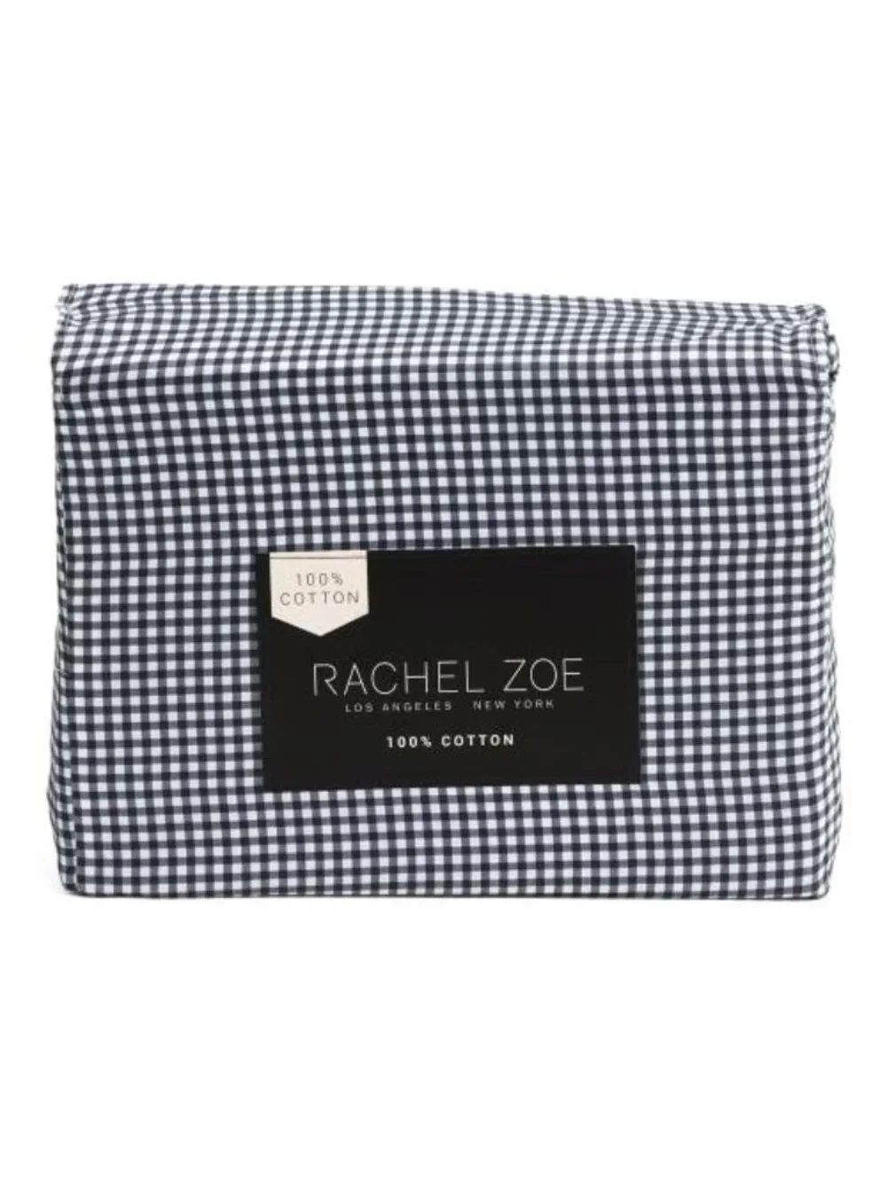 RACHEL ZOE Cotton Mini Gingham Sheet Set